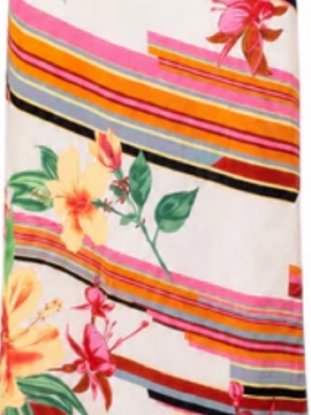 NWT CONIGLIO PALM BEACH LACE UP MIDI DRESS hibiscus stripe 🌺 - Picture 7 of 11